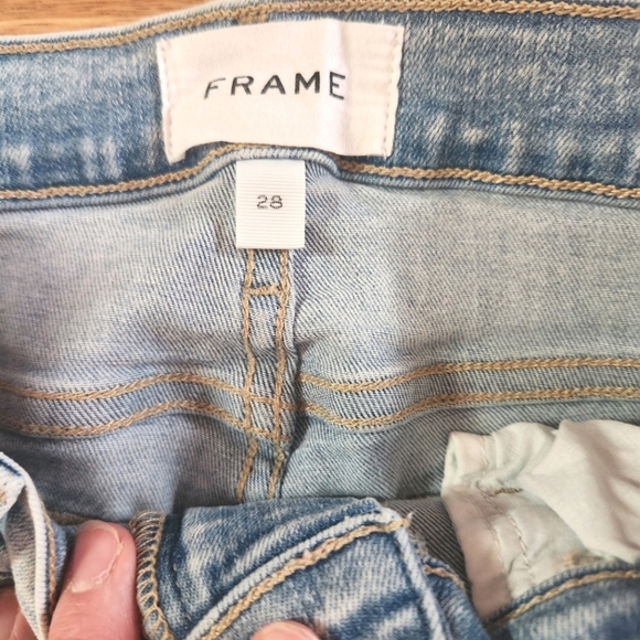 GUC FRAME Le High Skinny Crop in Pali, Size 28 - Picture 4 of 16